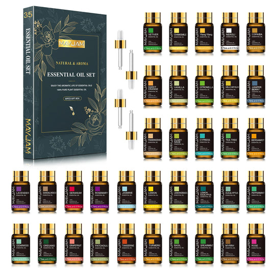 MAYJAM Essential Oils Aroma 35 Pcs Set