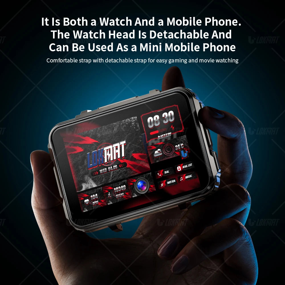 Android Dual Camera 4G Smart / Gaming Watch