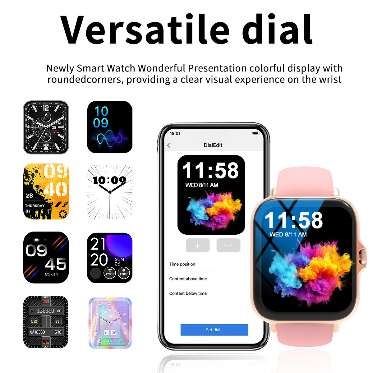 Smart Watch With Multiple Sports Modes,