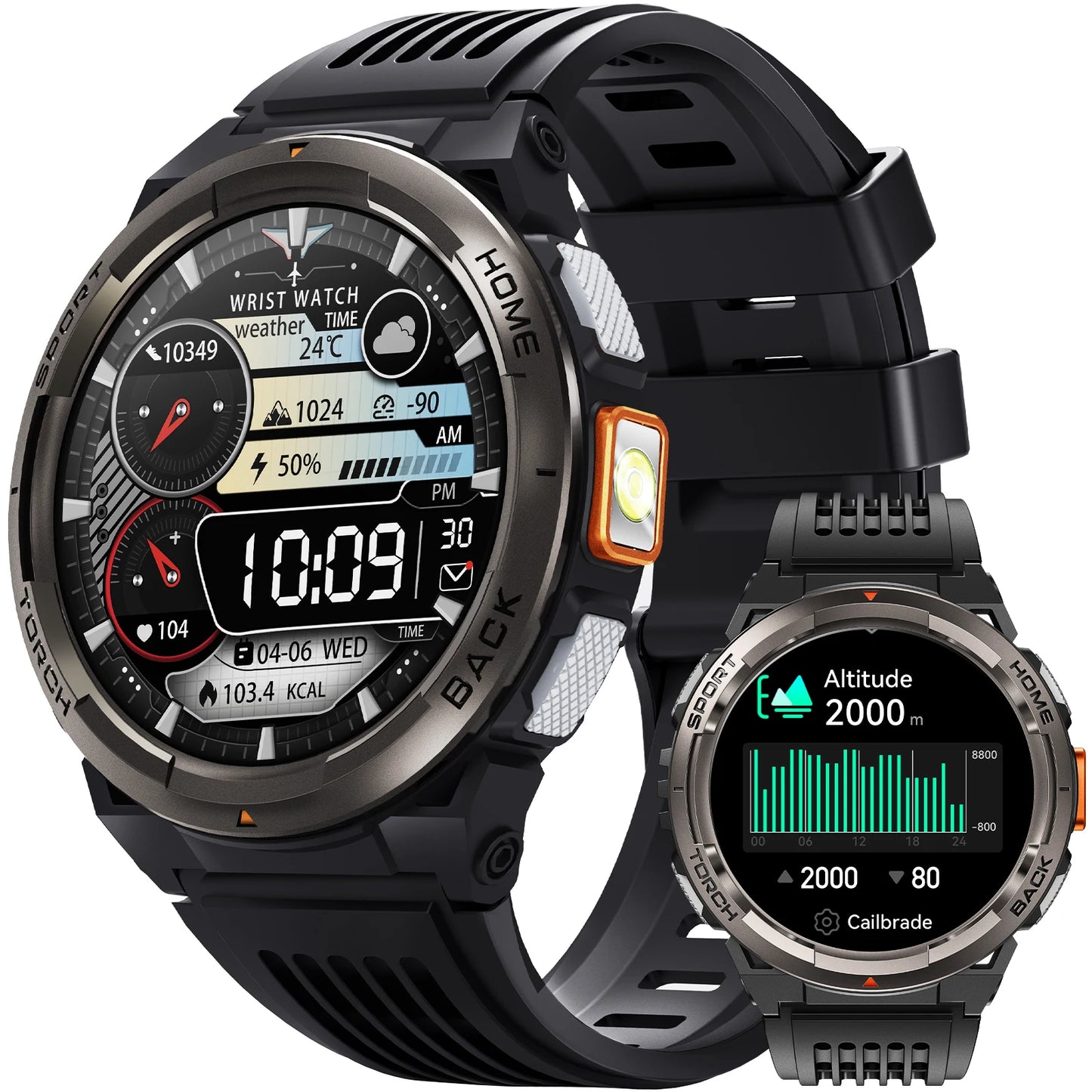 EIGIIS 1.45 Inch Smart Watch KE5 3ATM Waterproof