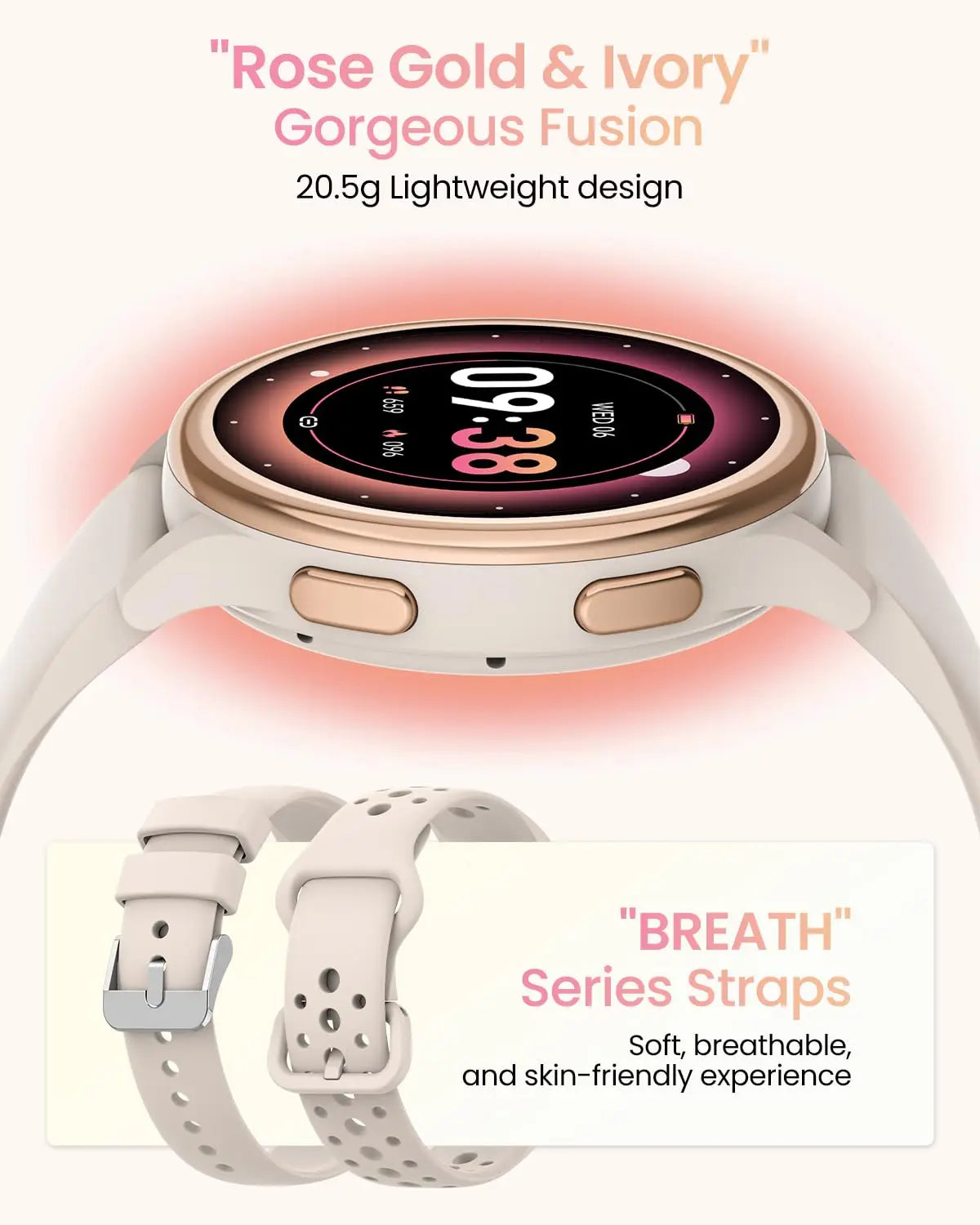 Women's 1.27" Fitness Tracker Smartwatch
