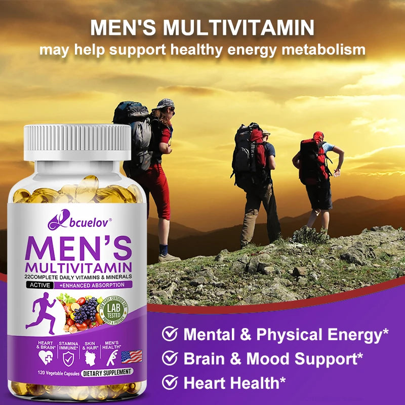 Men's Daily Multivitamin - 22 Vitamins & Minerals