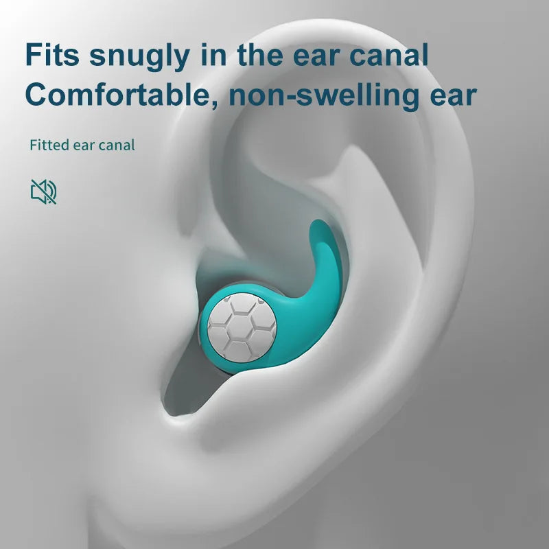 Anti-Noise Earplug Triple Layer Silicone  Waterproof