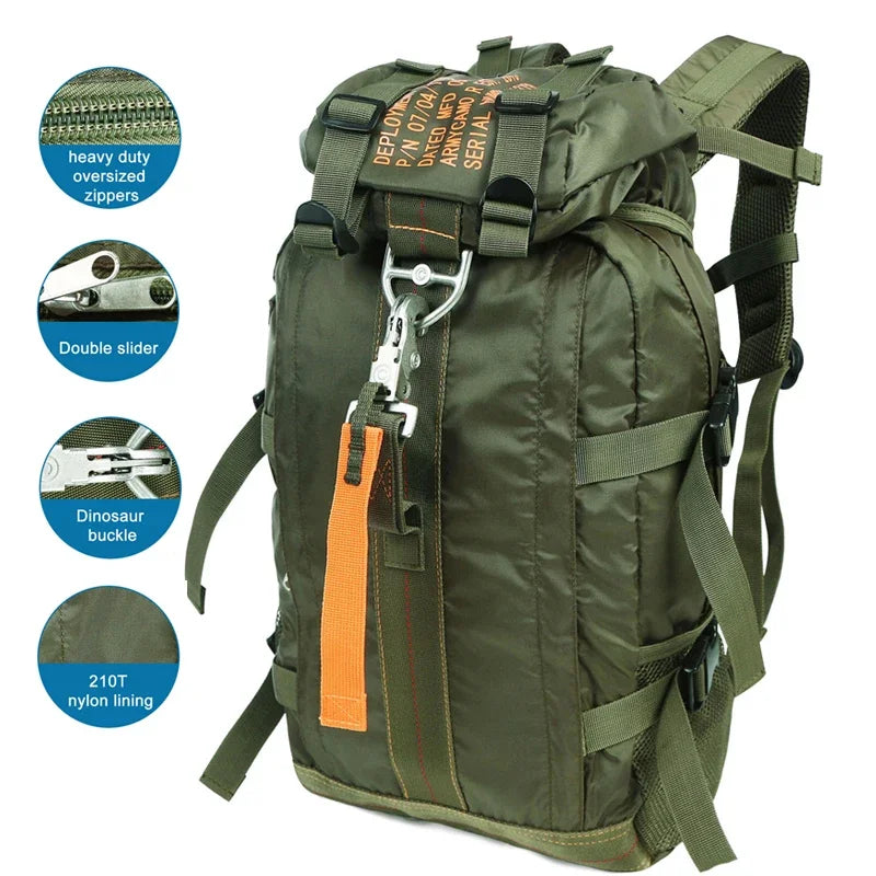Men's Lightweight Water/Tear Resistant  Backpack