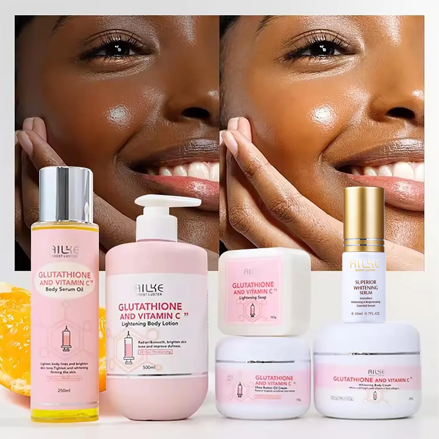 Skin-Whitening Moisturizing Facial And Body Cream