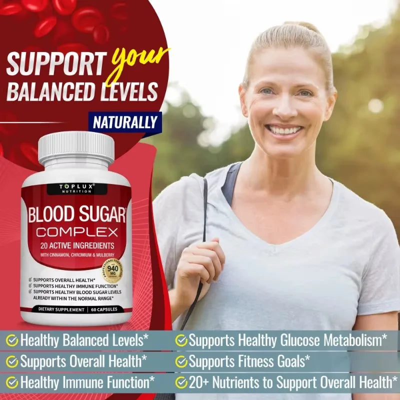 Blood Sugar Complex Supports Heart Health
