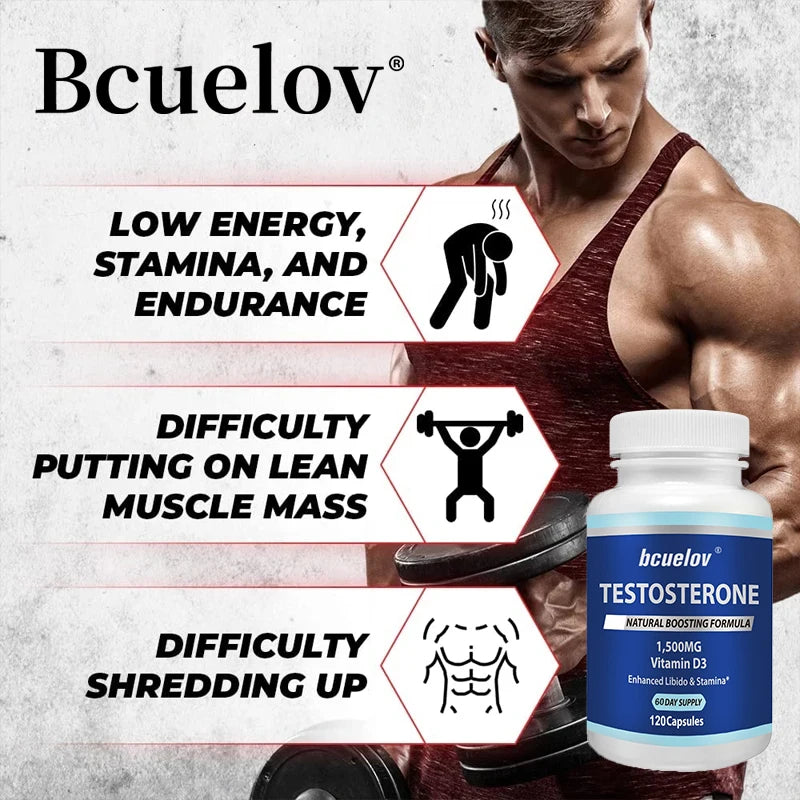 Testosterone - Natural Boosting Formula Supplement for Men