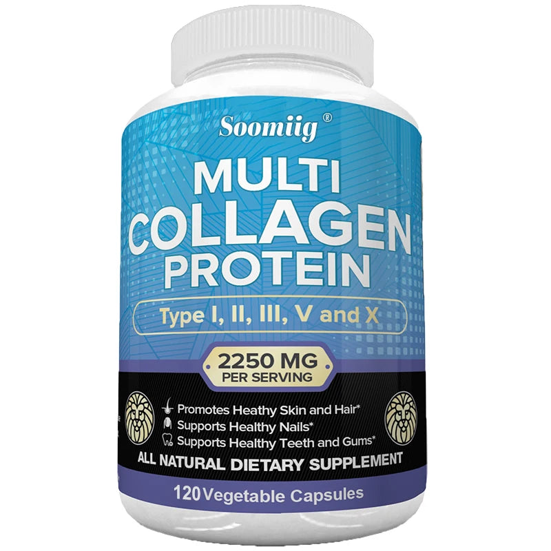 Multi-Collagen Capsules for Men and Women