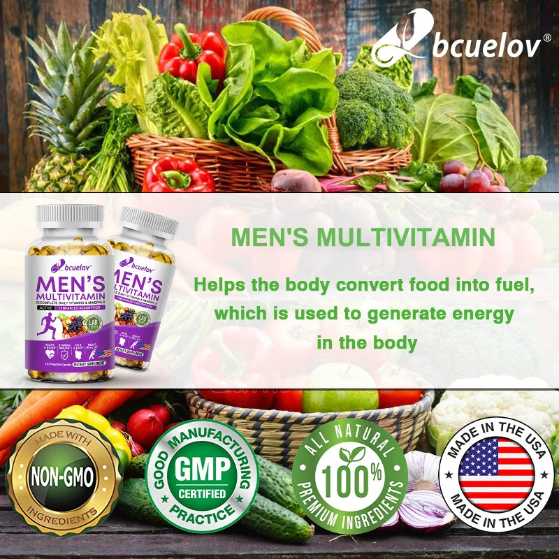 Men's Daily Multivitamin - 22 Vitamins & Minerals