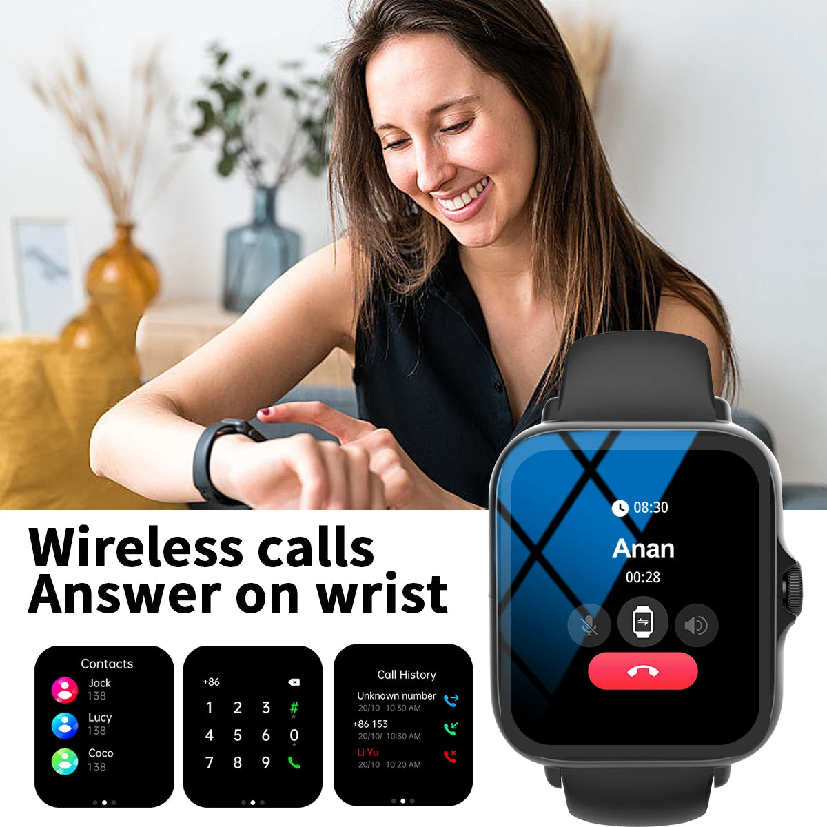 Smart Watch With Multiple Sports Modes,