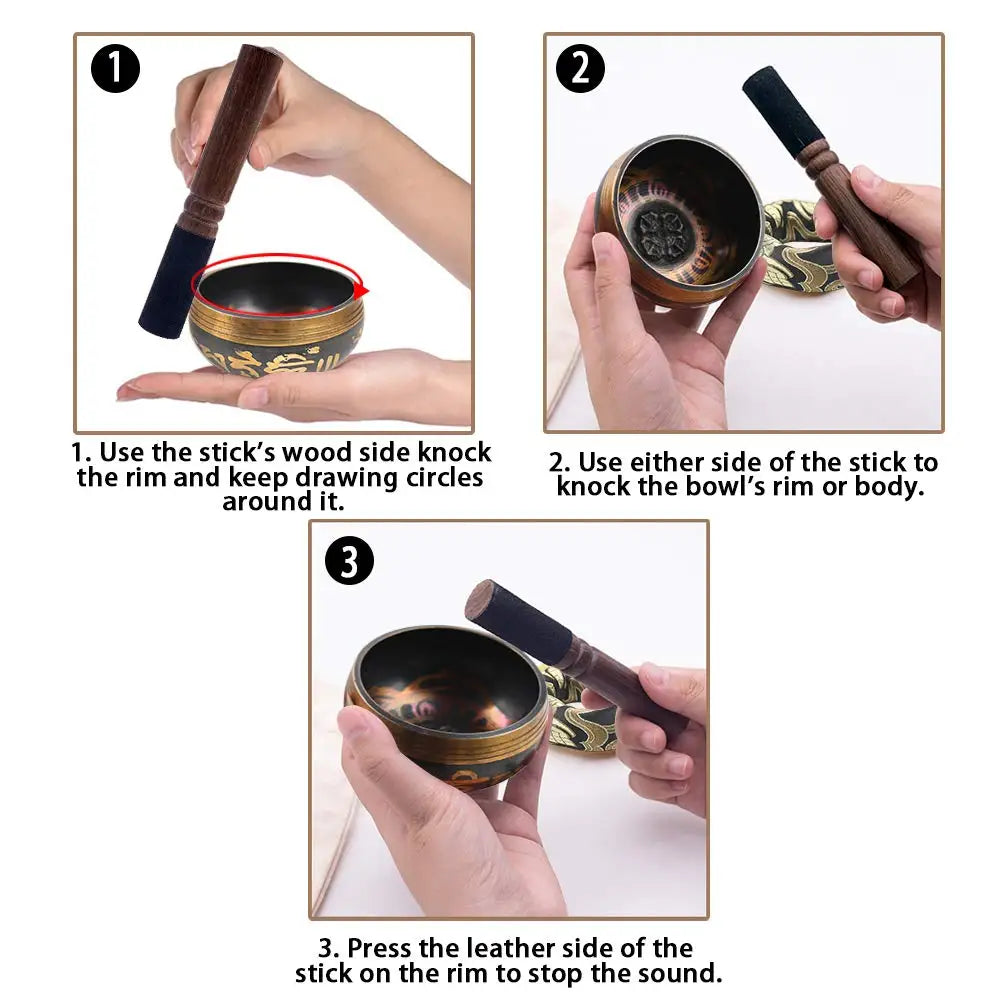 Tibetan Singing Bowl Set Meditation