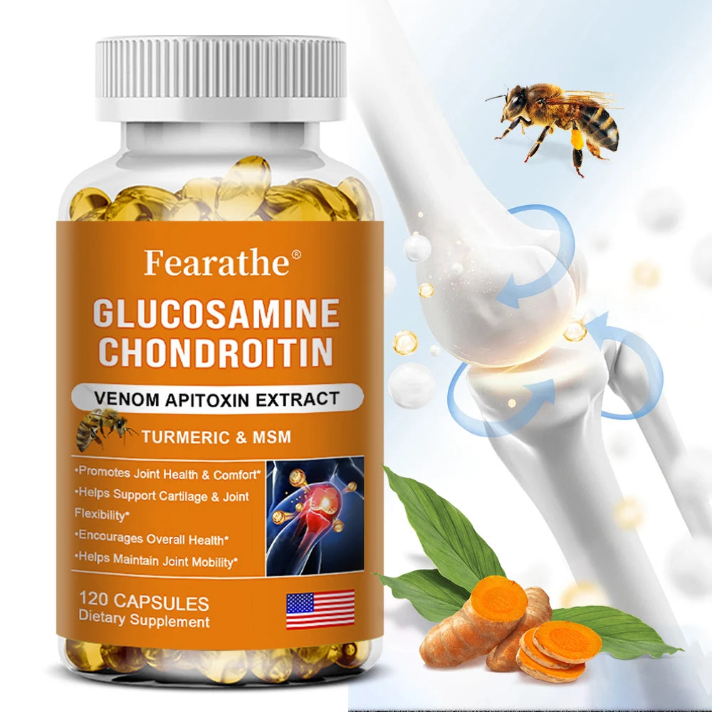 Natural Bee Venom Extract Glucosamine Chondroitin Capsules