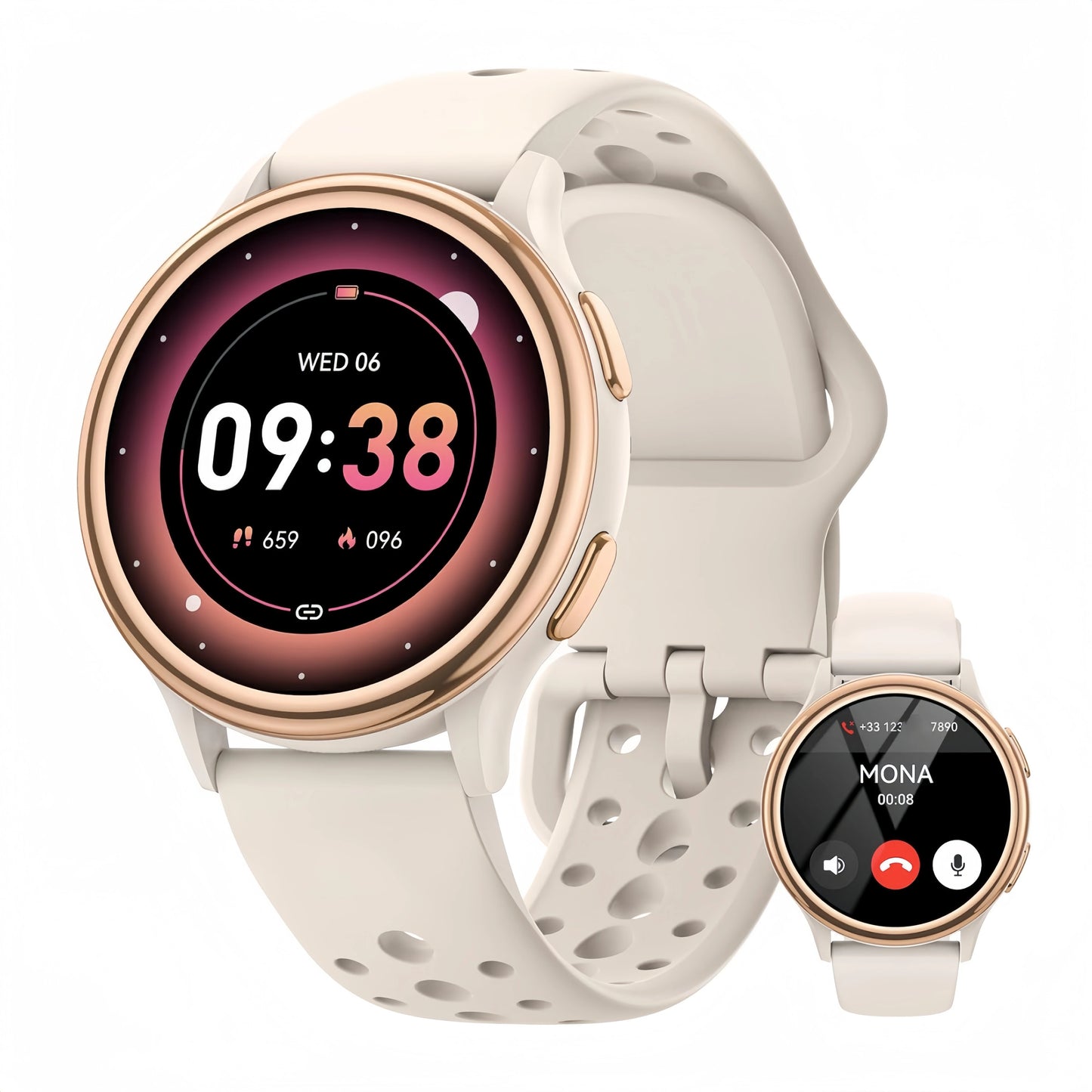 Women's 1.27" Fitness Tracker Smartwatch