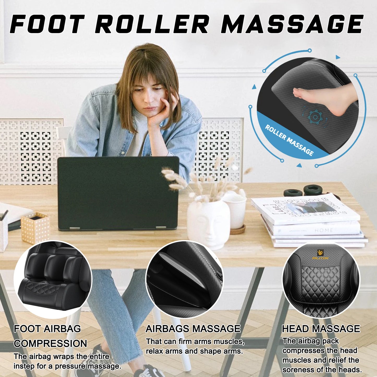 Full Body Zero Gravity Massage Chair w/Heat