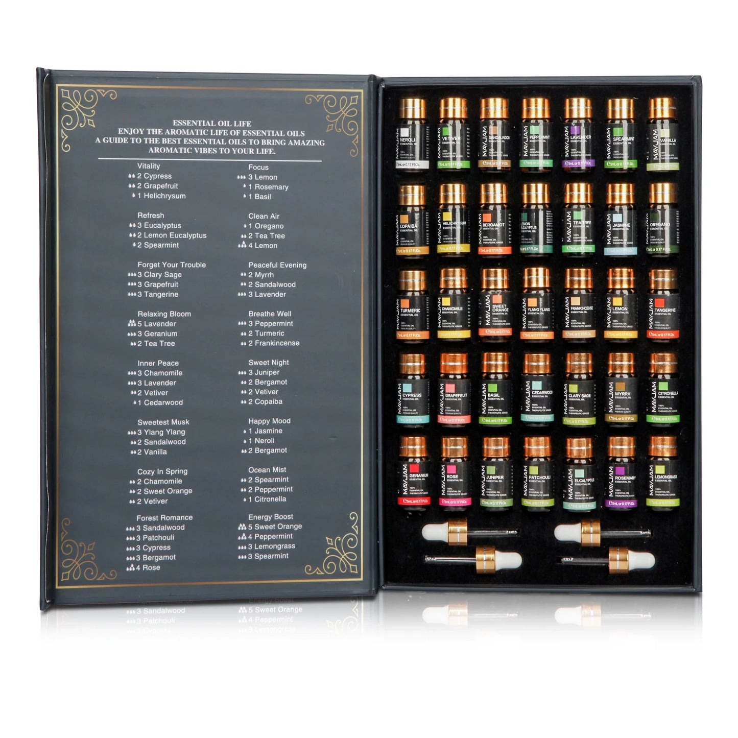 MAYJAM Essential Oils Aroma 35 Pcs Set