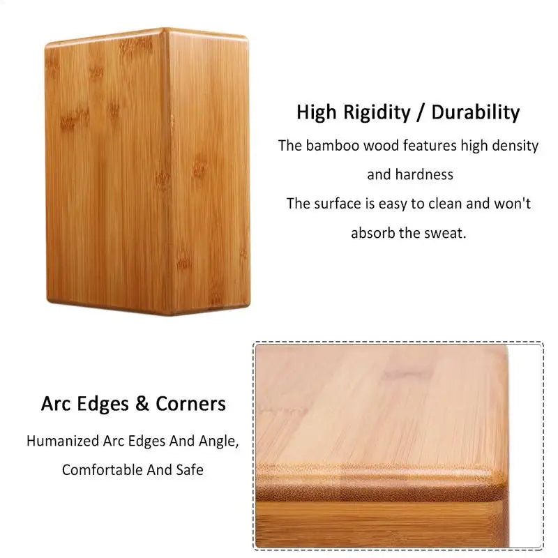 Natural Bamboo Yoga Block