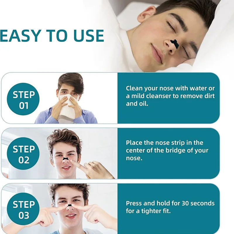 Non-Invasive Anti Snoring Nasal Strips