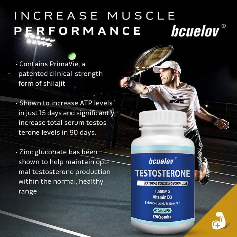 Testosterone - Natural Boosting Formula Supplement for Men