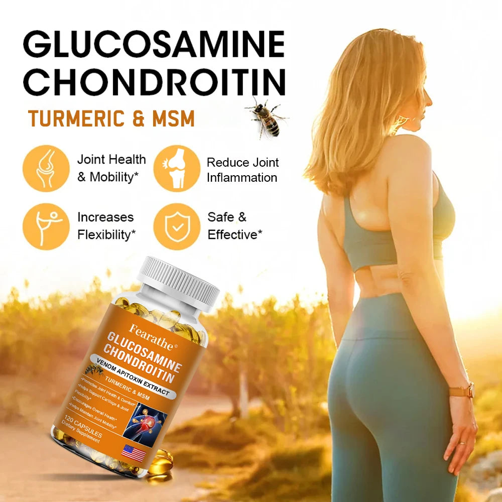 Natural Bee Venom Extract Glucosamine Chondroitin Capsules