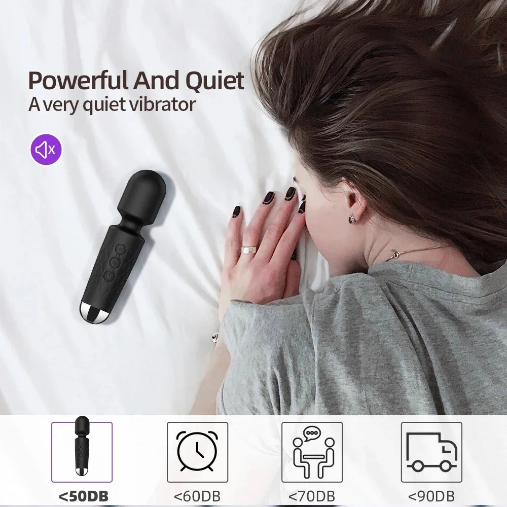 Portable Electric Massage Stick with 8 Adjustable Speeds