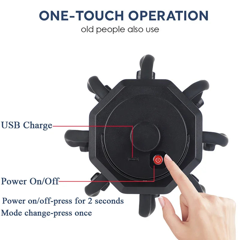 Electric Octopus Claw Head Massager