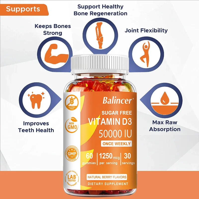 Sugar Free Vitamin D3 Gummies
