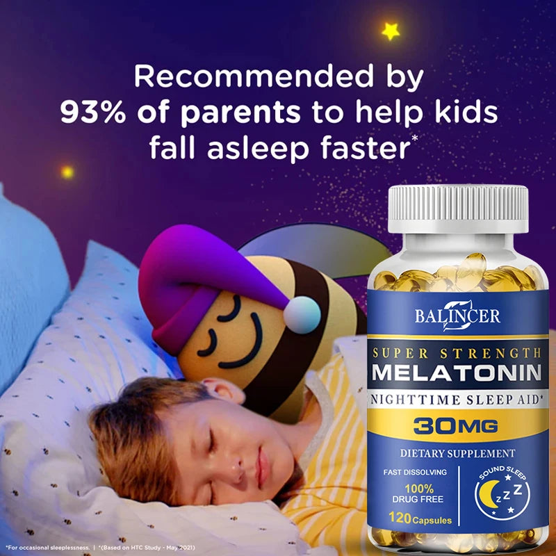 Balincer Melatonin Nighttime Sleep Aid 30 mg