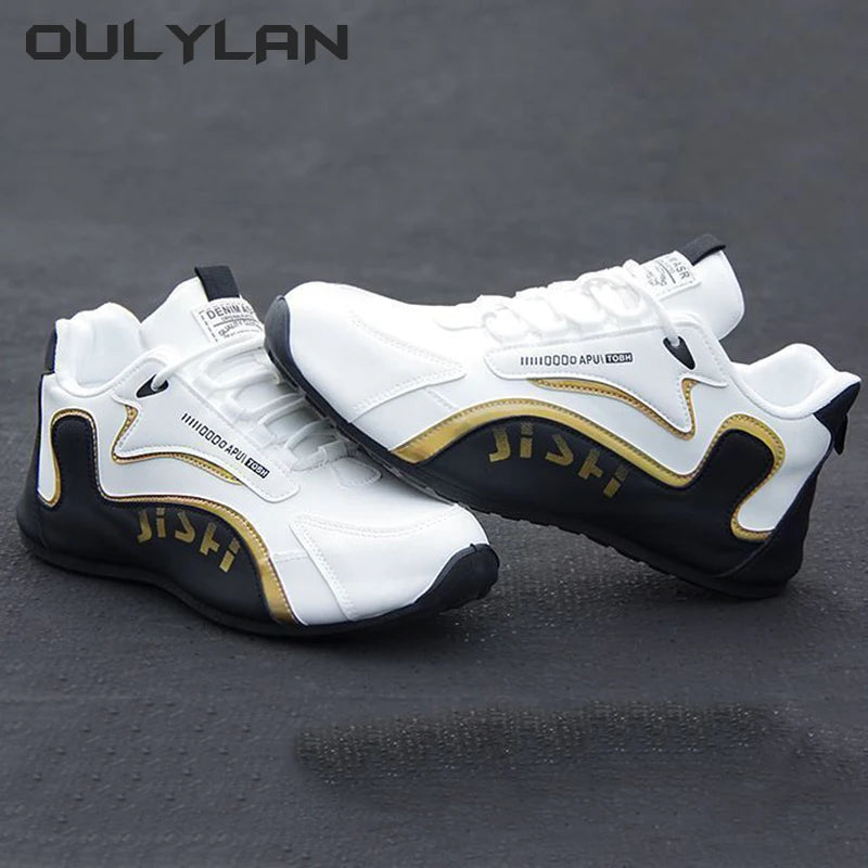 Men's Leather Sports Running Shoes